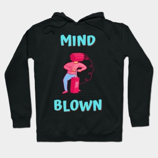 Mind Blown illustration Hoodie